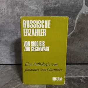 Russische Erzahler Von 1800 Bis Zur Gegenwart  Johannes Von Guenther 1967 Book